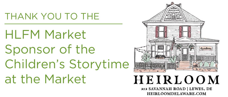 Thank you to our Children's Storytime Sponsor, Heirloom