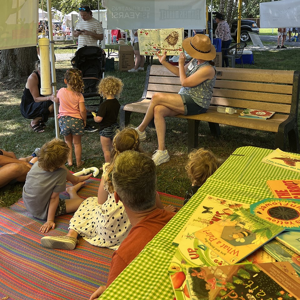 Children's Storytime at the Market on Saturdays
