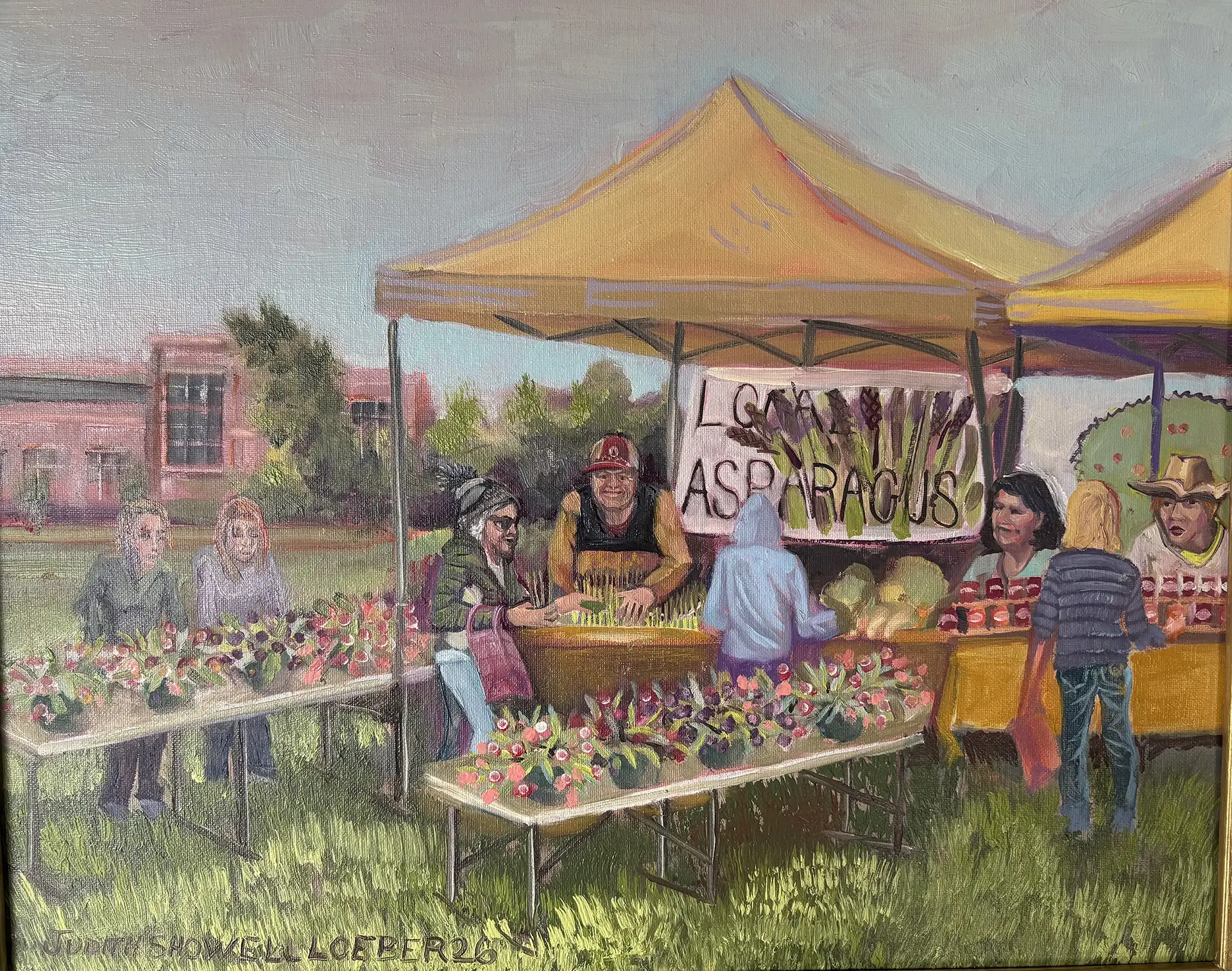 Plein Air HLFM market painting